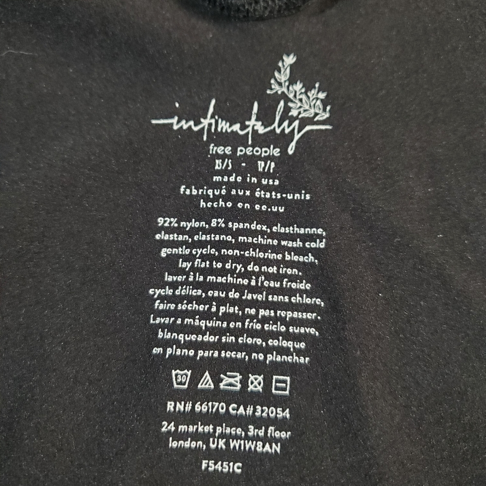 Free People Black Midi Dress - Picture 5 of 6